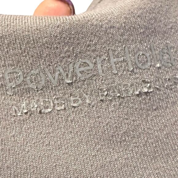 Fabletics Powerhold Dark Gray Leggings *No Size* Waist 14-19" - Picture 5 of 6